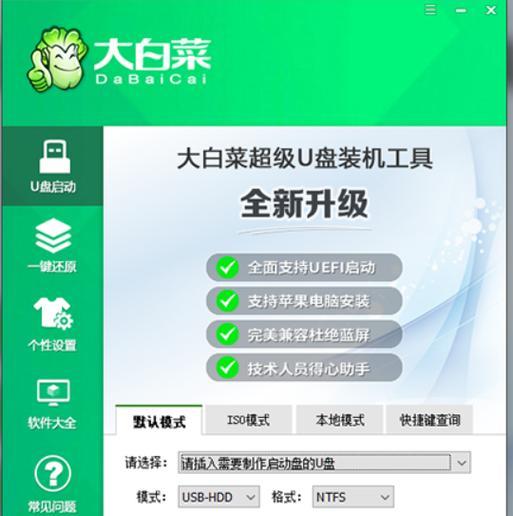 使用大白菜U盘装系统教程Linux（一步步教你用大白菜U盘装Linux系统）