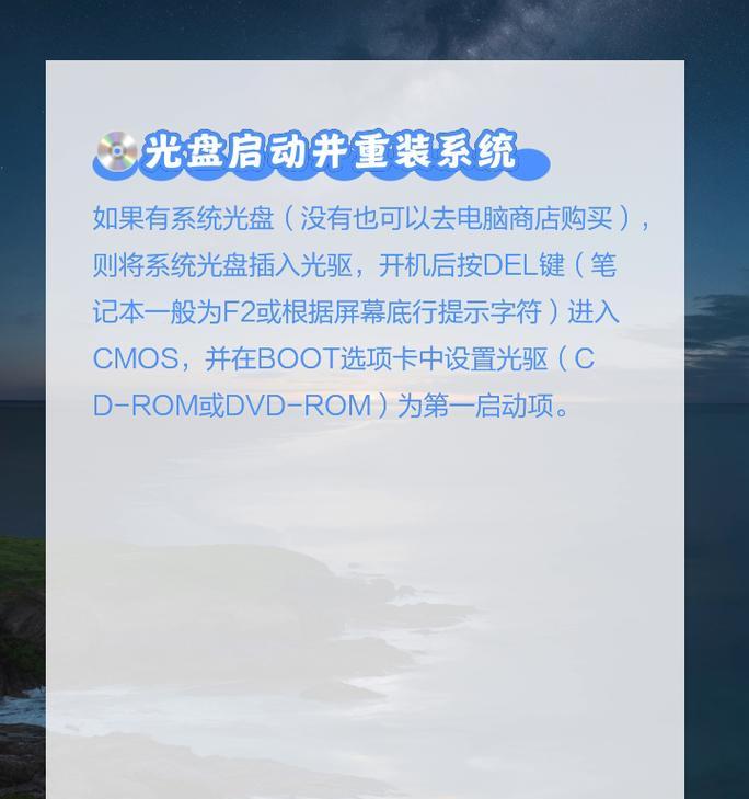 使用启动盘重新安装系统（简单易懂的操作指南，解决电脑问题如掌握在手）