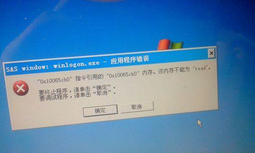 电脑开机仅显示应用程序错误的解决方案（快速解决开机后只显示应用程序错误的困扰）